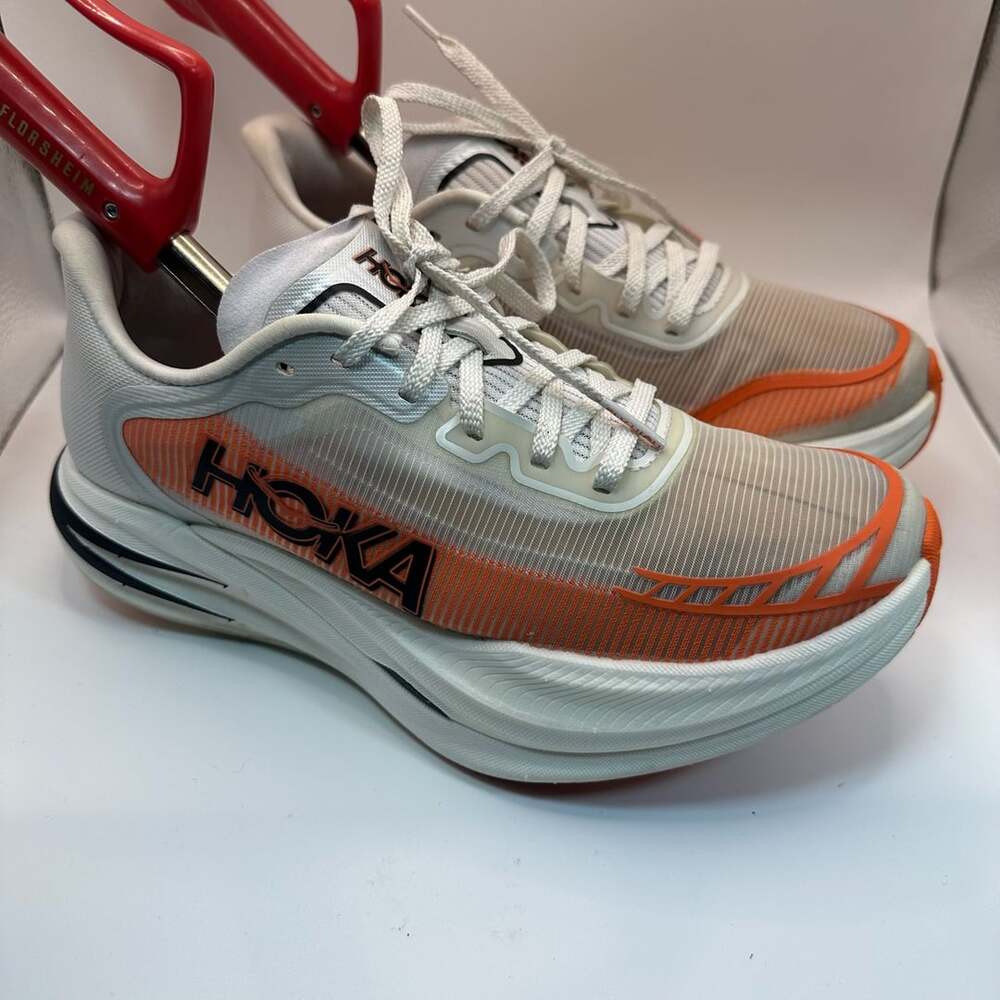 Hoka One One Cielo X1 2.0 Frost Lava Unisex Running Shoes Womens 7.5 Mens 6.5